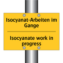 Isocyanat-Arbeiten im Gange - Isocyanate work in progress