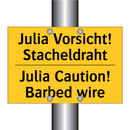 Julia Vorsicht! Stacheldraht - Julia Caution! Barbed wire