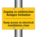 Zugang zu elektrischen Anlagen /.../ - Keep access to electrical installations /.../