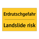 Erdrutschgefahr - Landslide risk