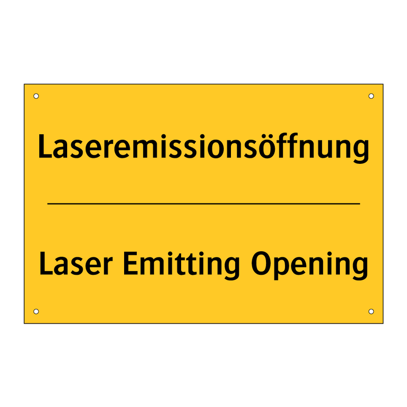 Laseremissionsöffnung - Laser Emitting Opening