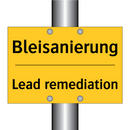 Bleisanierung - Lead remediation