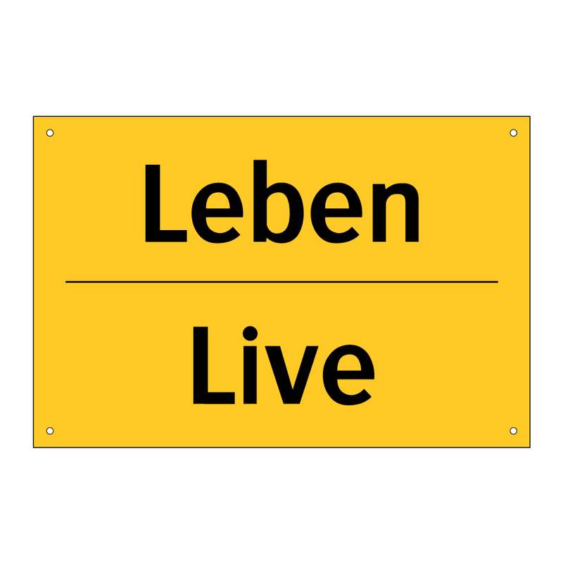 Leben - Live