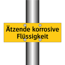 Ätzende korrosive Flüssigkeit