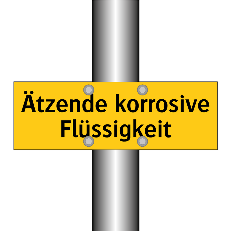 Ätzende korrosive Flüssigkeit