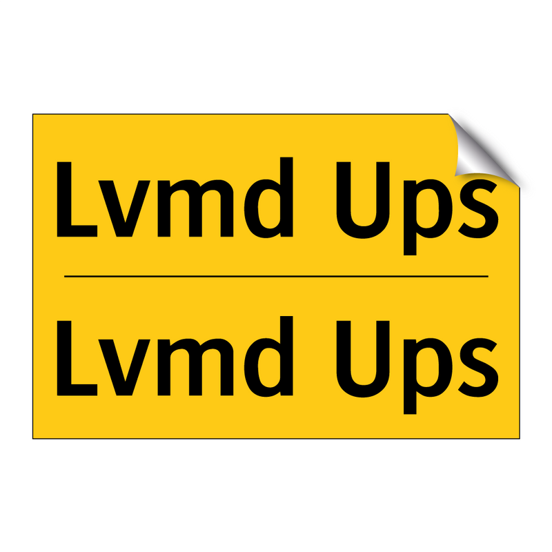 Lvmd Ups - Lvmd Ups