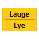 Lauge - Lye