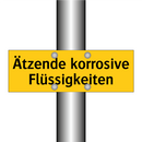 Ätzende korrosive Flüssigkeiten