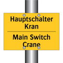 Hauptschalter Kran - Main Switch Crane