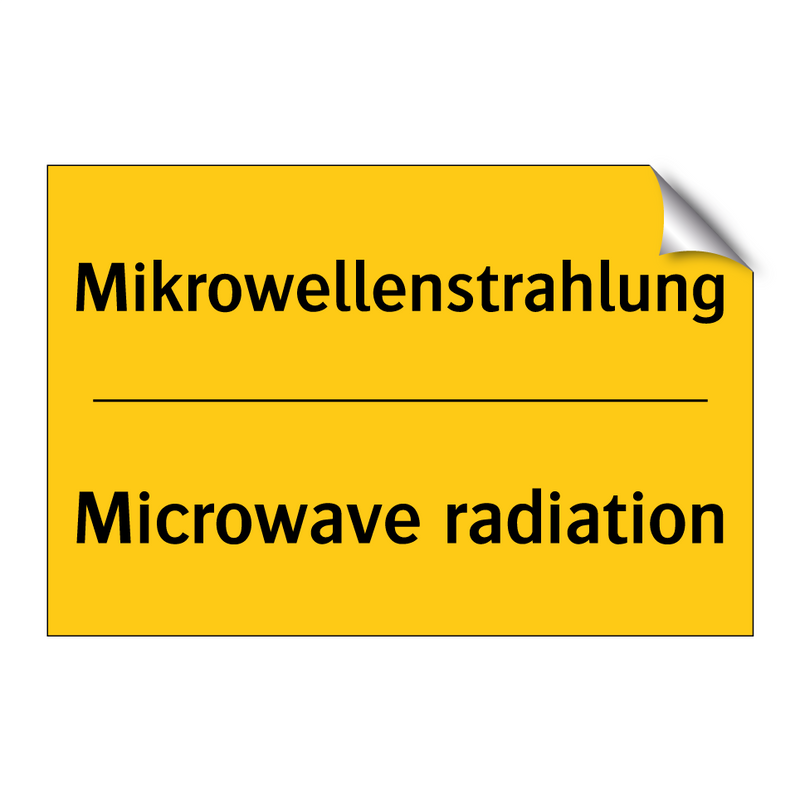 Mikrowellenstrahlung - Microwave radiation