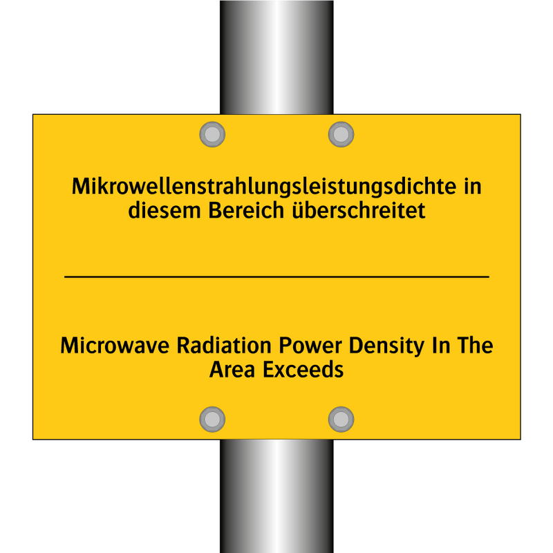 Mikrowellenstrahlungsleistungsdichte /.../ - Microwave Radiation Power Density /.../