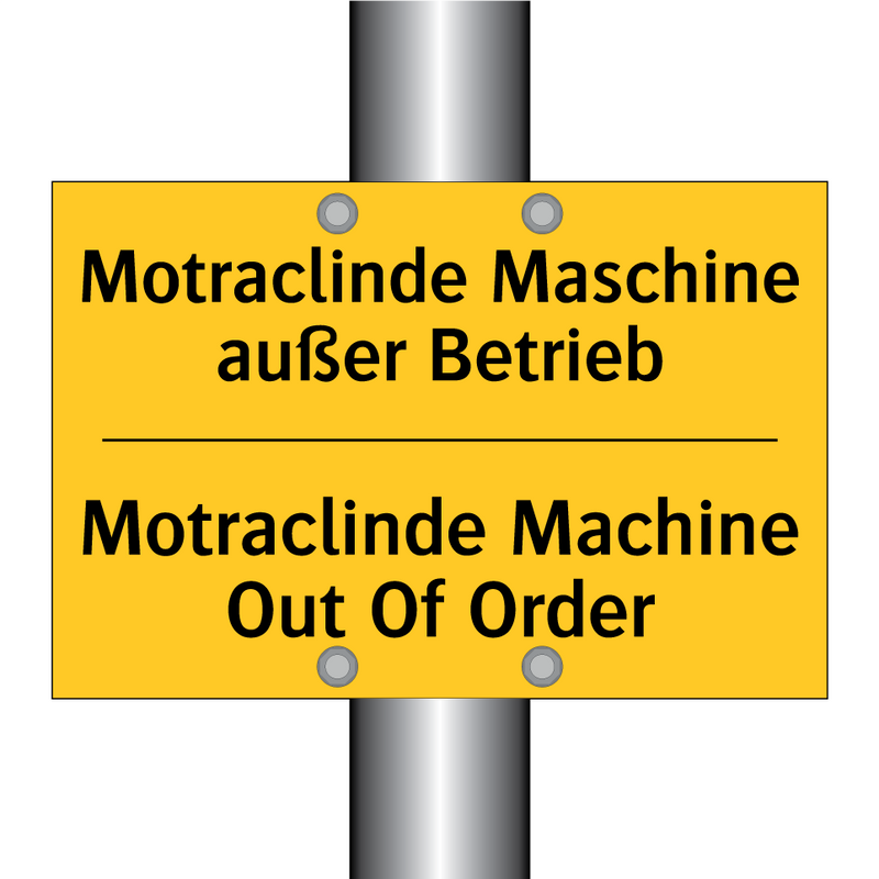 Motraclinde Maschine außer Betrieb/.../ - Motraclinde Machine Out Of Order/.../
