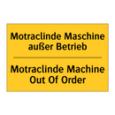 Motraclinde Maschine außer Betrieb/.../ - Motraclinde Machine Out Of Order/.../