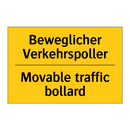 Beweglicher Verkehrspoller - Movable traffic bollard