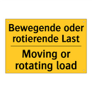 Bewegende oder rotierende Last - Moving or rotating load