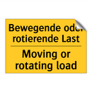 Bewegende oder rotierende Last - Moving or rotating load