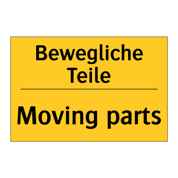 Bewegliche Teile - Moving parts