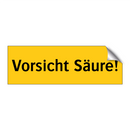 Vorsicht Säure!
