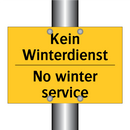 Kein Winterdienst - No winter service