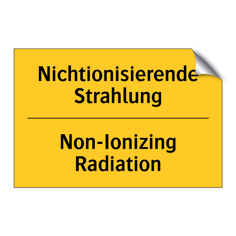 Nichtionisierende Strahlung - Non-Ionizing Radiation