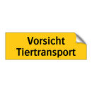 Vorsicht Tiertransport