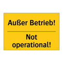 Außer Betrieb! - Not operational!