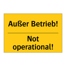 Außer Betrieb! - Not operational!