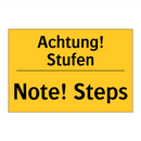 Achtung! Stufen - Note! Steps