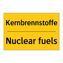 Kernbrennstoffe - Nuclear fuels