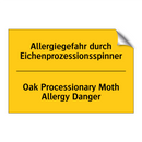 Allergiegefahr durch Eichenprozessionsspinner/.../ - Oak Processionary Moth Allergy /.../