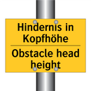 Hindernis in Kopfhöhe - Obstacle head height