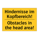 Hindernisse im Kopfbereich! - Obstacles in the head area!