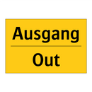Ausgang - Out