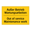 Außer Betrieb Wartungsarbeiten - Out of service Maintenance work/.../