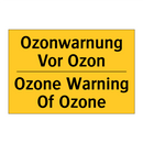 Ozonwarnung Vor Ozon - Ozone Warning Of Ozone