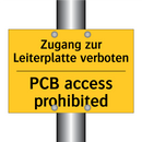 Zugang zur Leiterplatte verboten/.../ - PCB access prohibited
