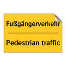 Fußgängerverkehr - Pedestrian traffic