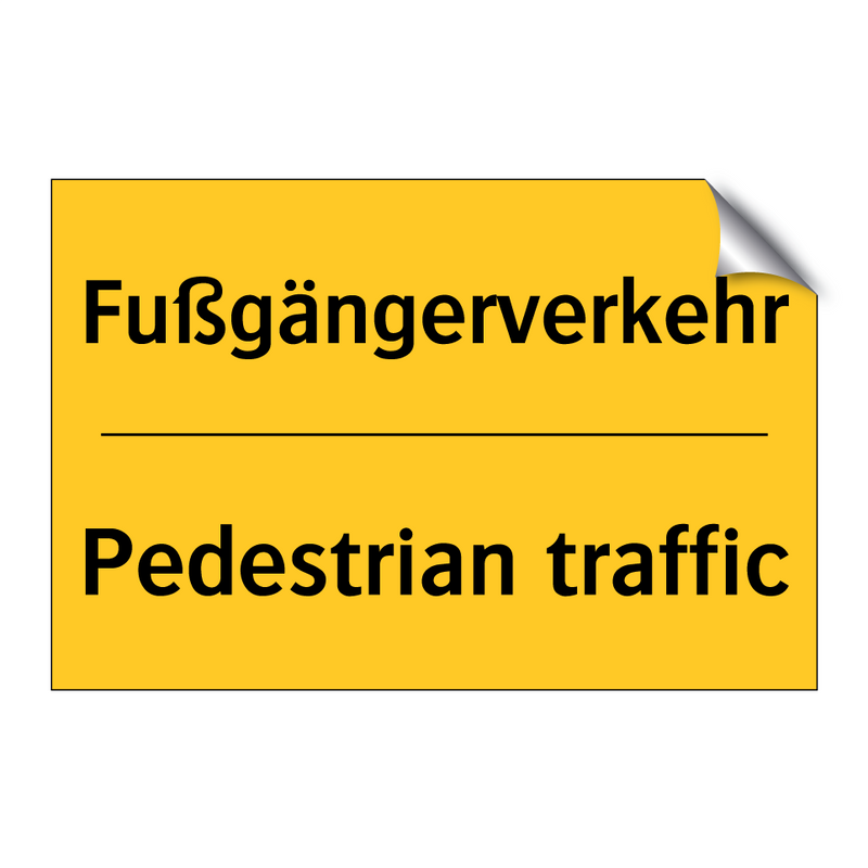 Fußgängerverkehr - Pedestrian traffic