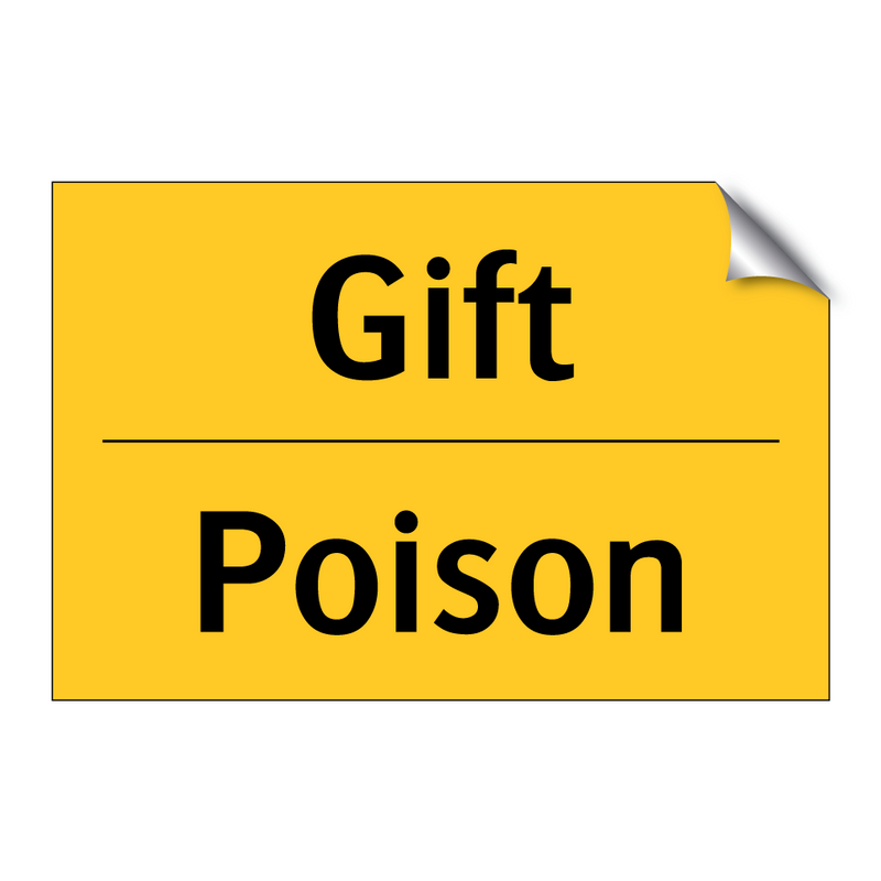 Gift - Poison