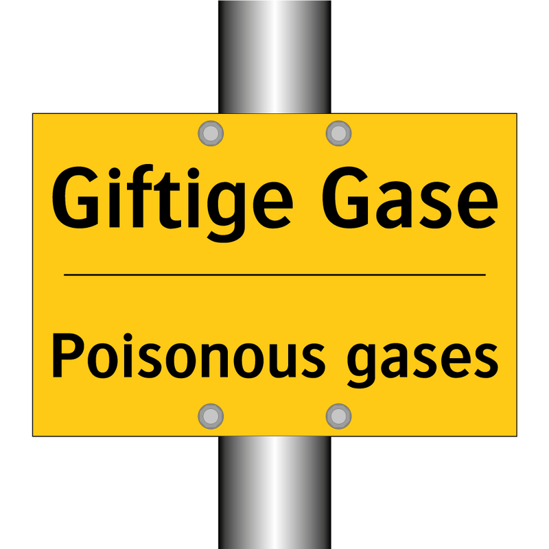 Giftige Gase - Poisonous gases