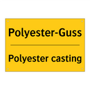 Polyester-Guss - Polyester casting