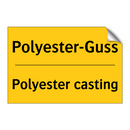 Polyester-Guss - Polyester casting