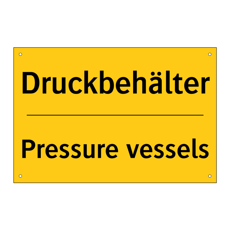 Druckbehälter - Pressure vessels