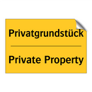 Privatgrundstück - Private Property