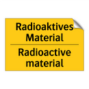 Radioaktives Material - Radioactive material