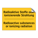 Radioaktive Stoffe oder ionisierende /.../ - Radioactive substances or ionizing /.../