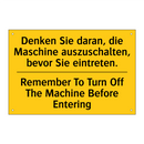 Denken Sie daran, die Maschine /.../ - Remember To Turn Off The Machine /.../