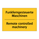Funkferngesteuerte Maschinen - Remote controlled machinery