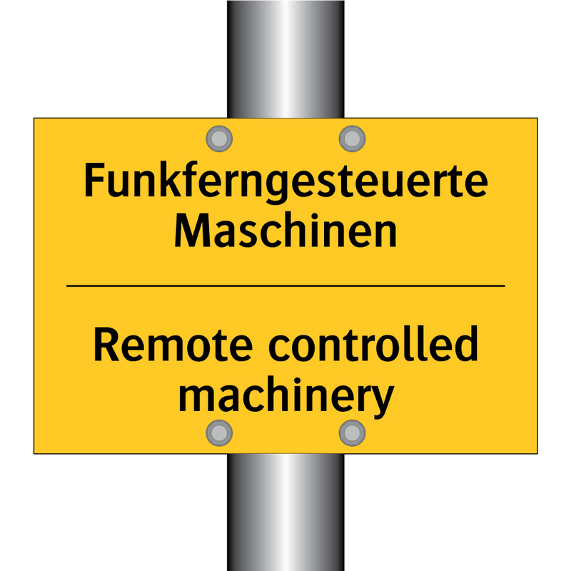 Funkferngesteuerte Maschinen - Remote controlled machinery