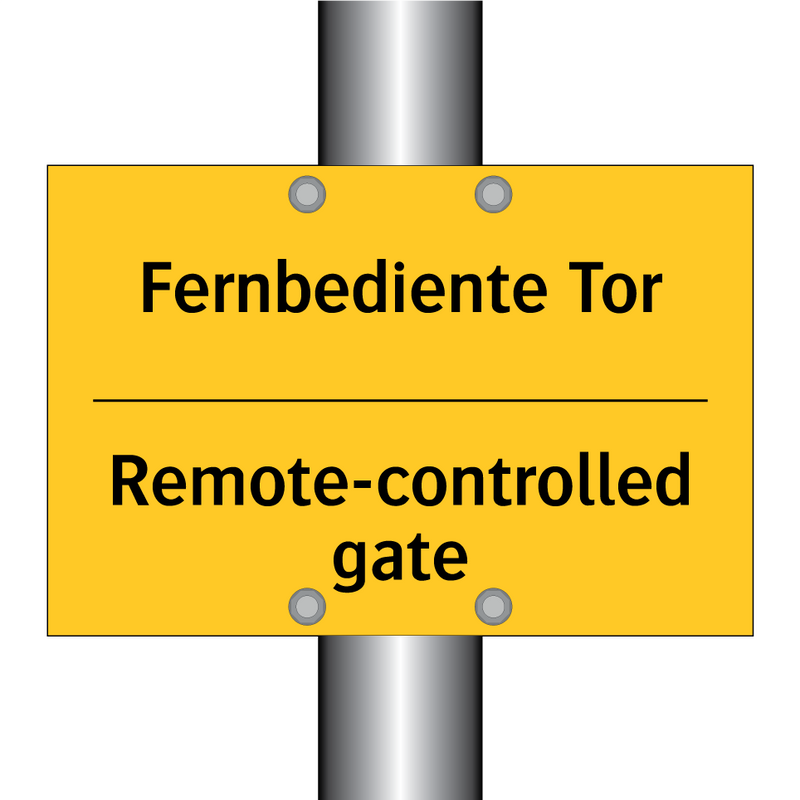 Fernbediente Tor - Remote-controlled gate